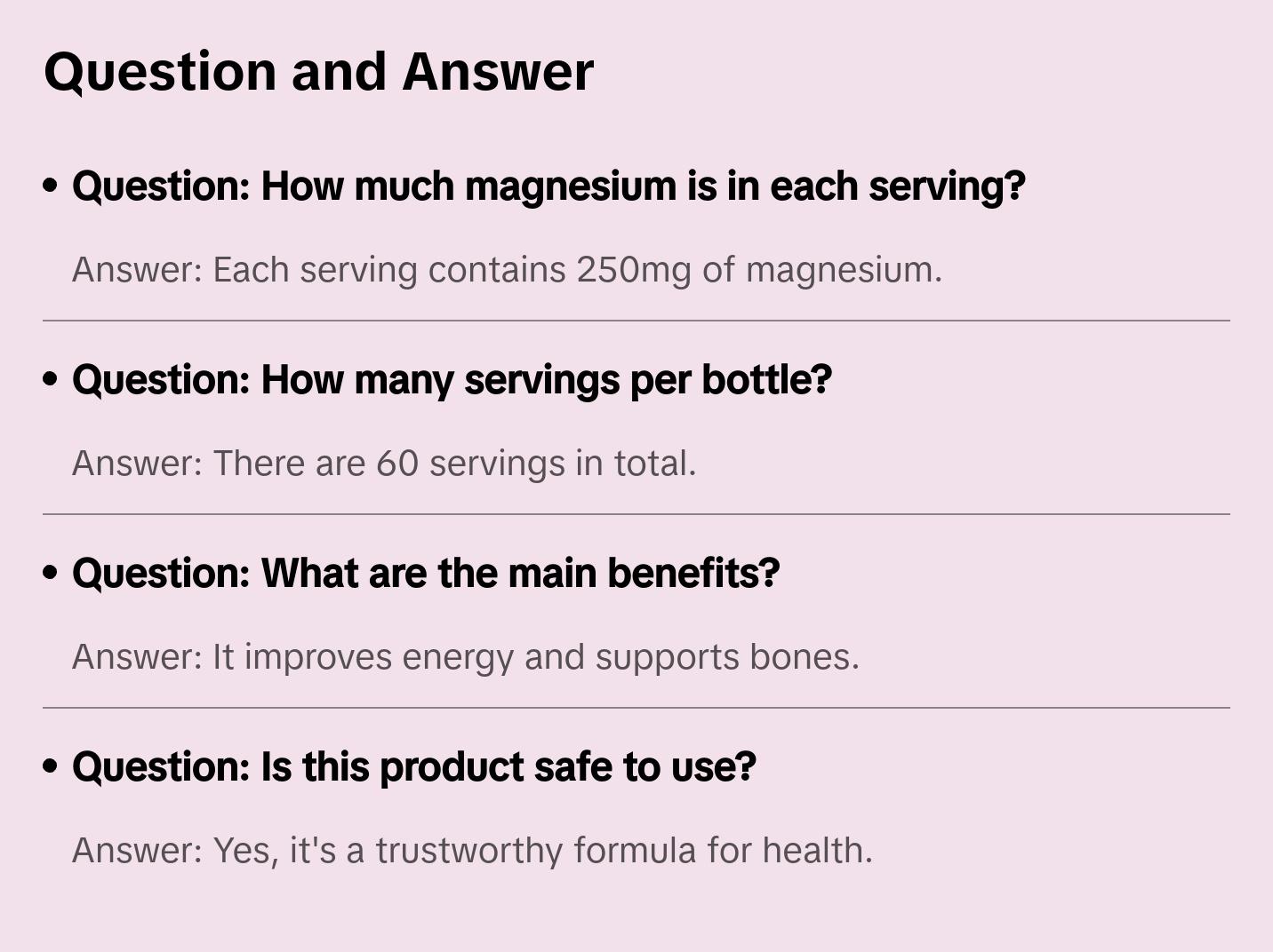 Magnesium Bisglycinate