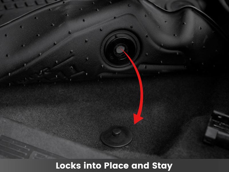 Lasfit fit for 2019-2026 Ram 2500 3500 Floor Mats, Fit Crew Cab Without Power Take-Off (PTO) KIT Only