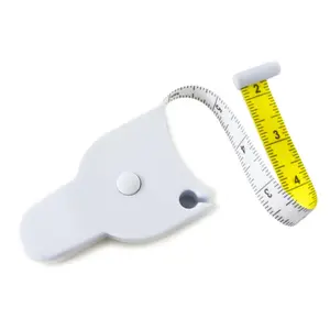 80 inch - Body Tape Measure - Automatic Telescopic Tape Measure - Retractable Measuring Tape for Body - Waist, Hip, Bust, Arms and More, White