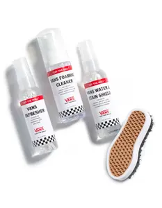VANS  Mens Shoe Care Travel Kit, White, ONESZ