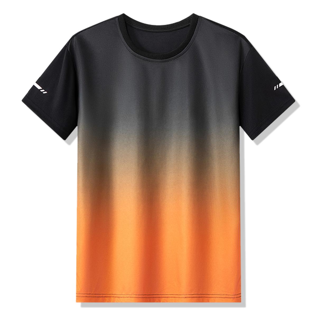 6-piece running sports T-shirts, short-sleeved moisture-wicking and quick-drying tops, suitable for fitness, casual wear and hiking trips, available in multiple colors