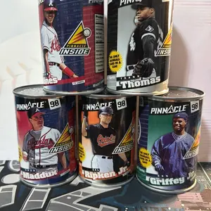 1 Random 1997 Pinnacle Sealed Can with Baseball Cards Inside