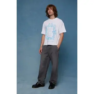 Pacsun Men's Gray Straight Drawstring Pants
