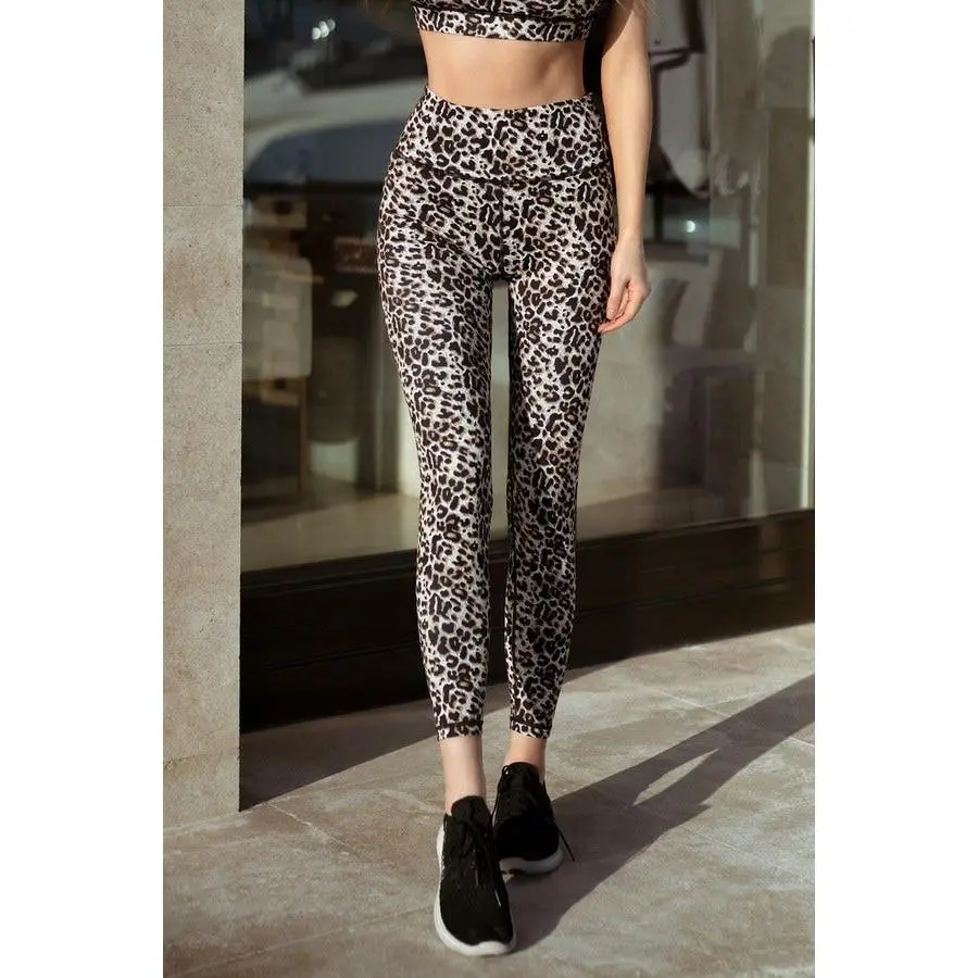 Cheetah Print Workout Leggings By Yelete