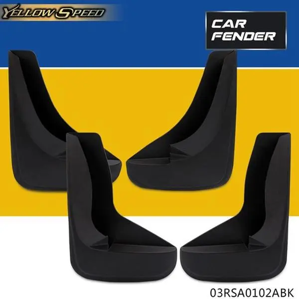 ALLGOOD Universal Fit Front & Rear Mud Flaps with Hardware for Chevy Vehicles - Automotive Car Exterior Splash Guards, Superior Strength & Durability Car Accessories