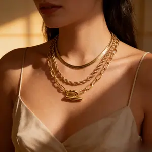 SOULARA 3Pcs Layered Necklace Set | Dainty Stackable Jewelry for Women | Minimalist Daily Wear | Ideal Gift for Her | US Warehouse 2-5 Day Delivery