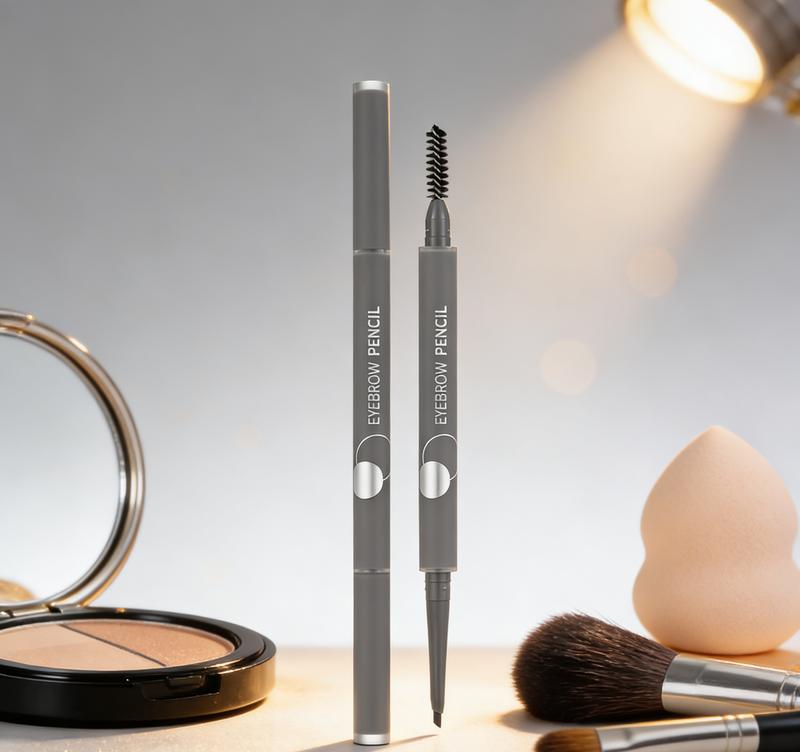 MINISO Slanted Tip Dual Tone Brow Pencil (Black Grey + Ash Brown), Long Wearing Smudge Proof Eyebrow Makeup Tool TikTok Hot Must-Have,Waterproof/Smudge Proof/Long Lasting MINISO Slanted Tip Dual Tone Brow Pencil (Black Grey + Ash Brown), Long Wearing Smudge Proof Eyebrow Makeup Tool TikTok Hot Must-Have,Waterproof/Smudge Proof/Long Lasting