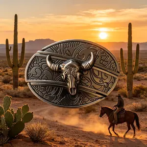 intage Western Bull Skull Belt Buckle | Retro Antique Silver Cowboy Belt Buckle for Men Wild West Outdoor Rodeo Casual Outfit Accessory,Classic Engraved Floral Pattern Zinc Alloy Belt Buckle, Ideal Gift for Cowboy Fans, Ranchers, Outdoor Adventurers