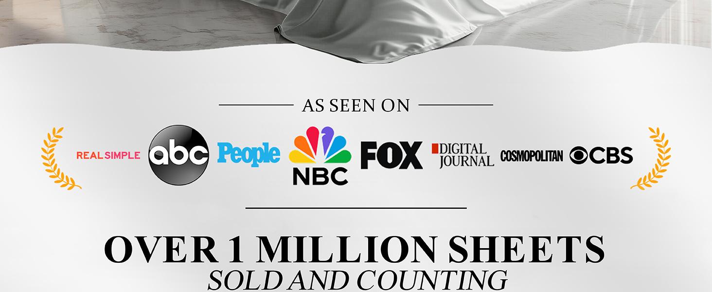 DECOLURE Satin Sheets 4 Piece - Hypoallergenic, Double Stitching, Wrinkle Free - Silky & Luxuriously Soft Satin Bedding with 15" Deep Pockets & Elastic Edges for Secure Fit - Bedset