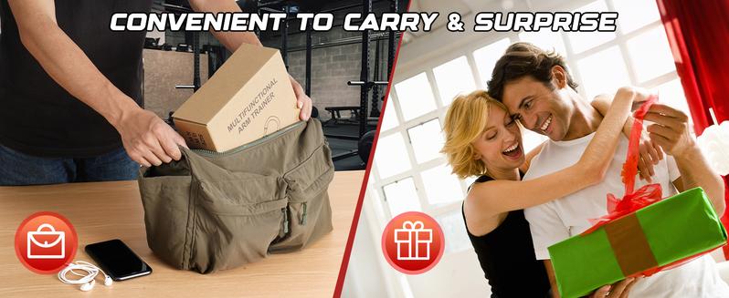 Arm Trainer,3 Level 60-100LBS Adjustable,Chest&Arm Workout Equipment for Men,Muscle&Strength Trainer,Portable Spring Resistance, Perfect Gift