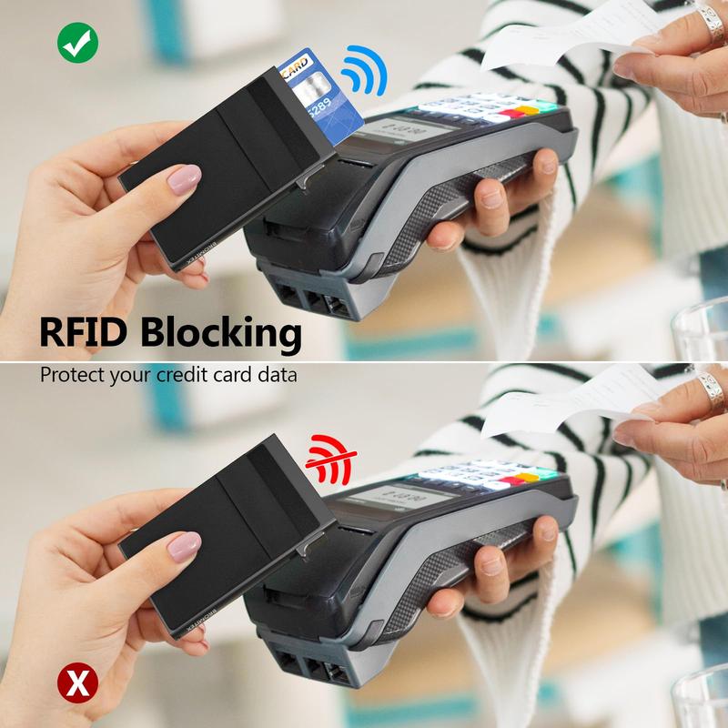 Men's Minimalist Casual Plain Slim Cardholder, Business - style Card Wallet for Men, Portable Solid Multi - card Carrier for Office & Everyday Use Compact Storage Organizer