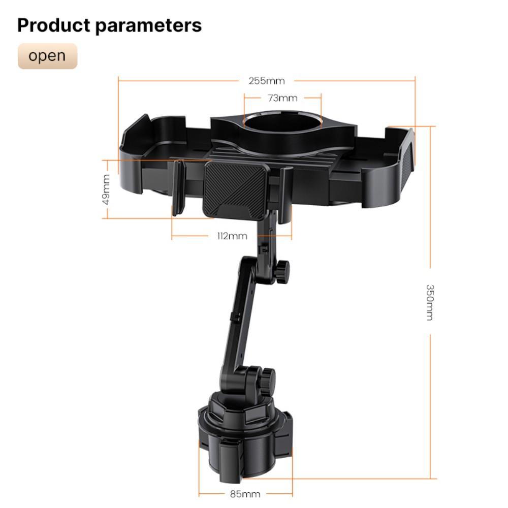 4 in 1 Car Cup Holder Expander Tray with Phone Holder, 360° Rotating Large Car Food Tray, Car Console Organizer for Drink Snack Phone, Universal for Car SUV Truck Van Pickup 4 in 1 Car Cup Holder Expander Tray with Phone Holder, 360° Rotating Large Car Food Tray, Car Console Organizer for Drink Snack Phone, Universal for Car SUV Truck Van Pickup