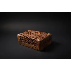 Triquetra Carved Wooden Box
