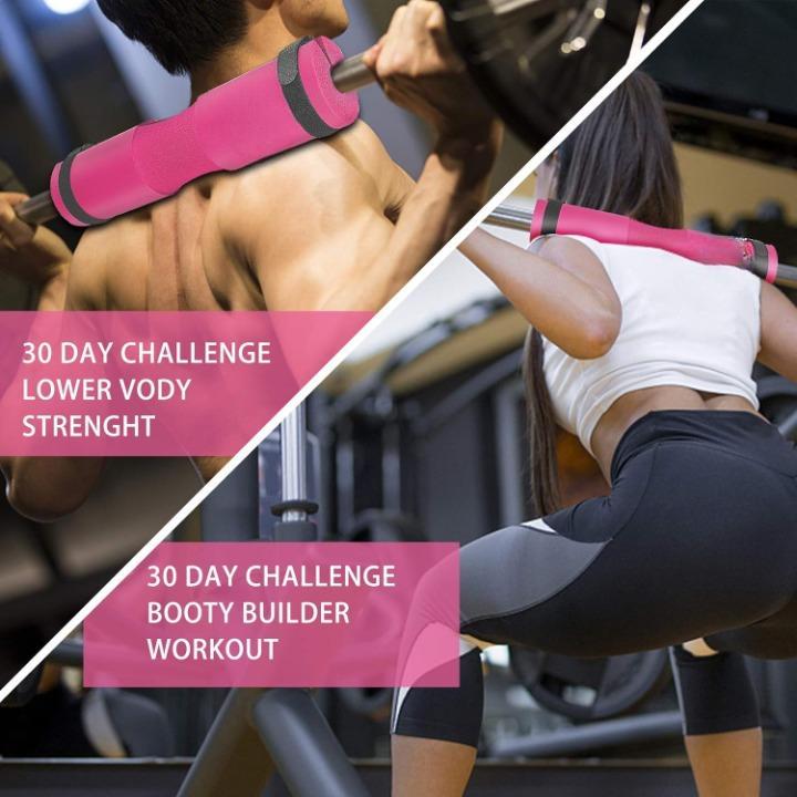 Foam Squat Barbell Pad, Lunges & Bar Padding For Hips Thrusts, Fitness Equipment For Home Gym Sports Fitness ,Neck and Shoulders While Training