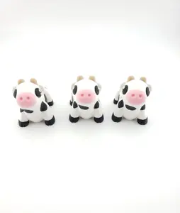 1 Articulated Painted Baby Cow   - 3D Printed Fantasy Creature - Zou 3d