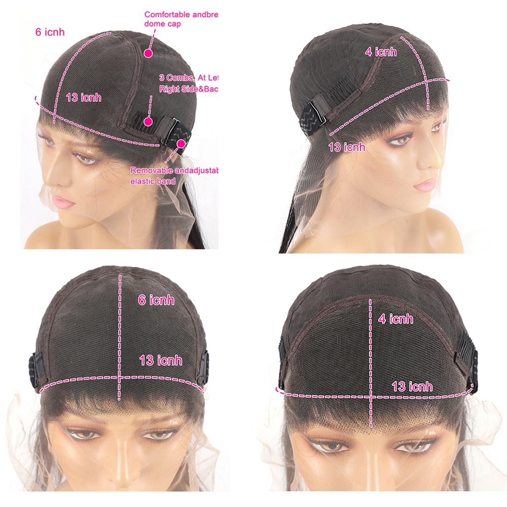 Bling Hair Deep Wave 13x6 Wigs 13x4 13x6 Hd Transparent Lace Frontal Wigs Human Hair Curly Wigs For Women Pre Plucked Natural Hairline 180% Density