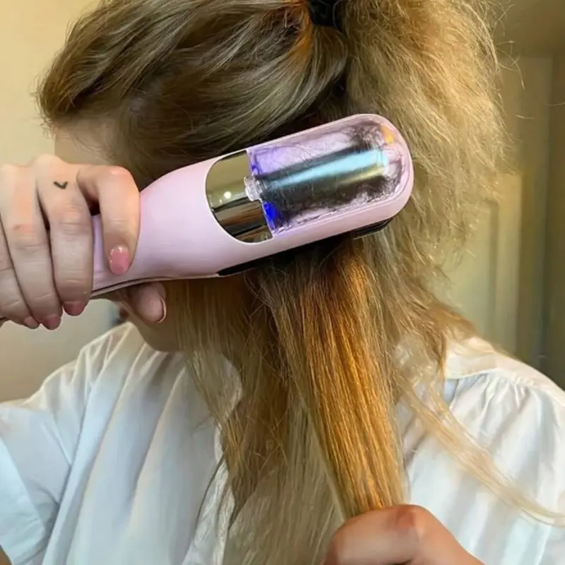 Rechargeable Detachable Cordless Portable Hair Trimmer, Removal, Battery, Remove Damaged Hair, Hair Care Color, Valentine's Gift for Girls