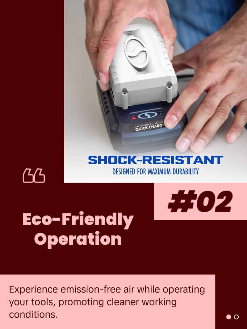 Snow Joe Lithium-ION Battery 2.0-Ah 24V | IONMAX Devices | Battery Management System | 3-Stage LED Display | 24VBAT-LTE CERTIFIED AUTHENTIC IONMAX 24-Volt*