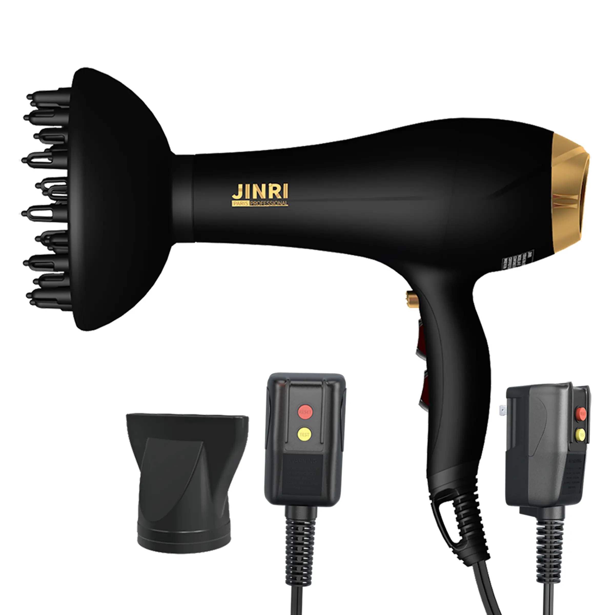 2000 Watt Hair Dryer, Negative Ionic Blow Dryer with Diffuser Concentrator, 2 Speed 3 Heat Settings, Low Noise Long Life Style-Brown tiktokshopbacktoschool,back to school,back to school haul