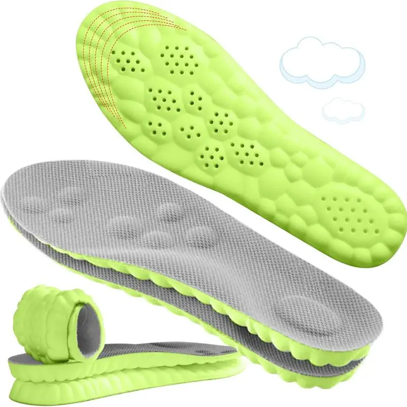 Moisture-Wicking Work Boot Inserts with Reinforced Heel – 4D Gel-Infused Foam for Heavy Impact Zones – Perfect for Construction Sites, Landscaping, and Delivery Drivers#backtoschool