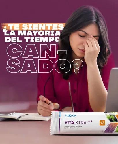 FuXion Vita Xtra T - Fast Acting Energizing Herbal Tea - Energy Boost Powder - Natural Vitality Support - 28 Sticks Beverage Vitamin Drink Flavor