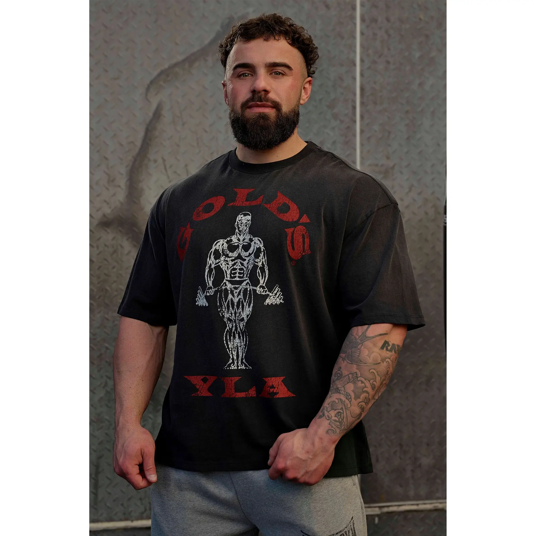 4213 - Gold's Iron Legacy Icon Tees