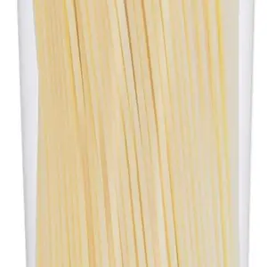 Plastic Tall Food Storage Spaghetti Noodle Pasta Container with Locking Lid Clear Dry Food Keeper Canister Cereal Crisper Box, Random Color