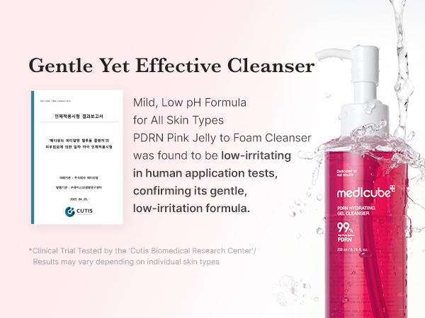[medicube] PDRN Jelly to Foam Cleanser | Low pH Hydrating Daily Face Wash for All Skin Types | With PDRN, Collagen & LHA | Gentle Pore Care & Radiant, Balanced-Looking Skin | Korean Skincare | 200ml / 6.76 fl.oz