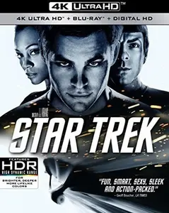Star Trek  [4K ULTRA HD BLU-RAY MOVIE] 3 Pack, Ac-3/Dolby Digital, Dolby, Dubbed, Subtitled, Widescreen, Sensormatic