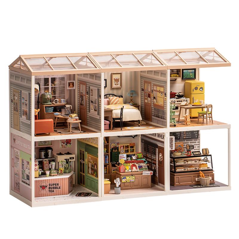 Rolife Sweet Dream Bedroom DIY Plastic Miniature House DW009