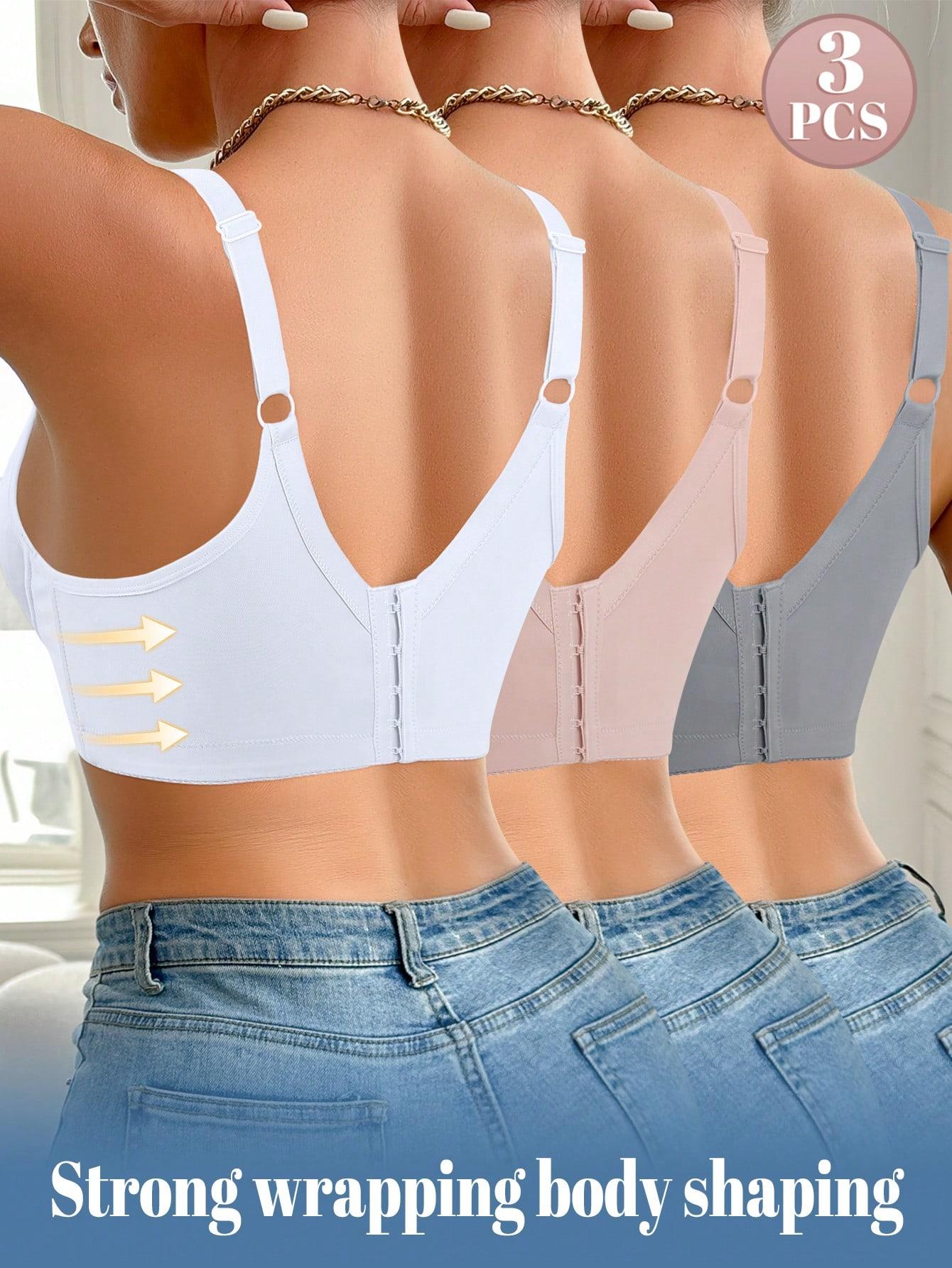 Mimilemon 3PC Sexy Lace Brapush up bras for women Lingerie Anti-Sagging Comfortable Bra for Daily Wear or Special Occasions Seamless Design Supportive Womenswear Style Everyday