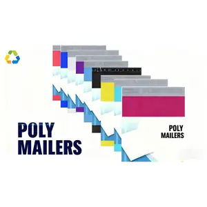 Premium Poly Mailers Plastic Shipping Envelopes Bags, Various Colors and Sizes  | 6x9 to 24x24 Inch | Waterproof Self-Seal Tamper-Proof Tear-Resistant Mailing Bags for Clothes, Books, Small Business Supplies (10-1000 Pcs)
