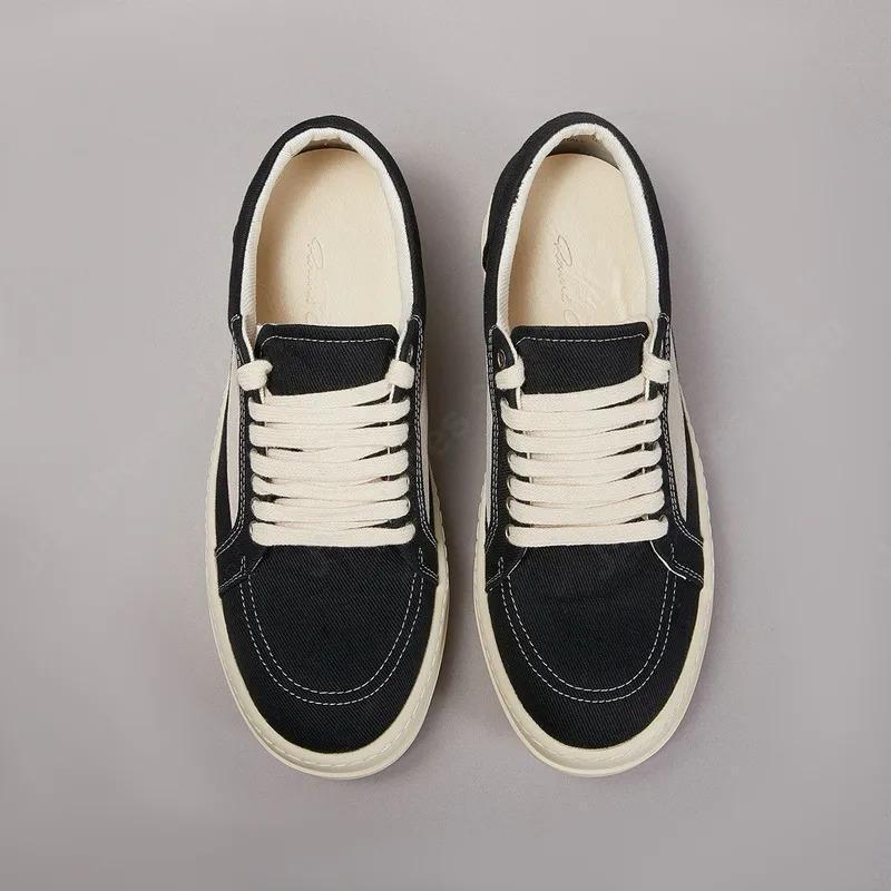 Men Twill Canvas Low Top Casual Shoes Women Sneaker Owens Shoe Men Lace Up Black Canvas Shoes Retro Flat Sneakers Footwear Closed Boy Running Men Twill Canvas Low Top Casual Shoes Women Sneaker Owens Shoe Men Lace Up Black Canvas Shoes Retro Flat Sneakers Footwear Closed Boy Running
