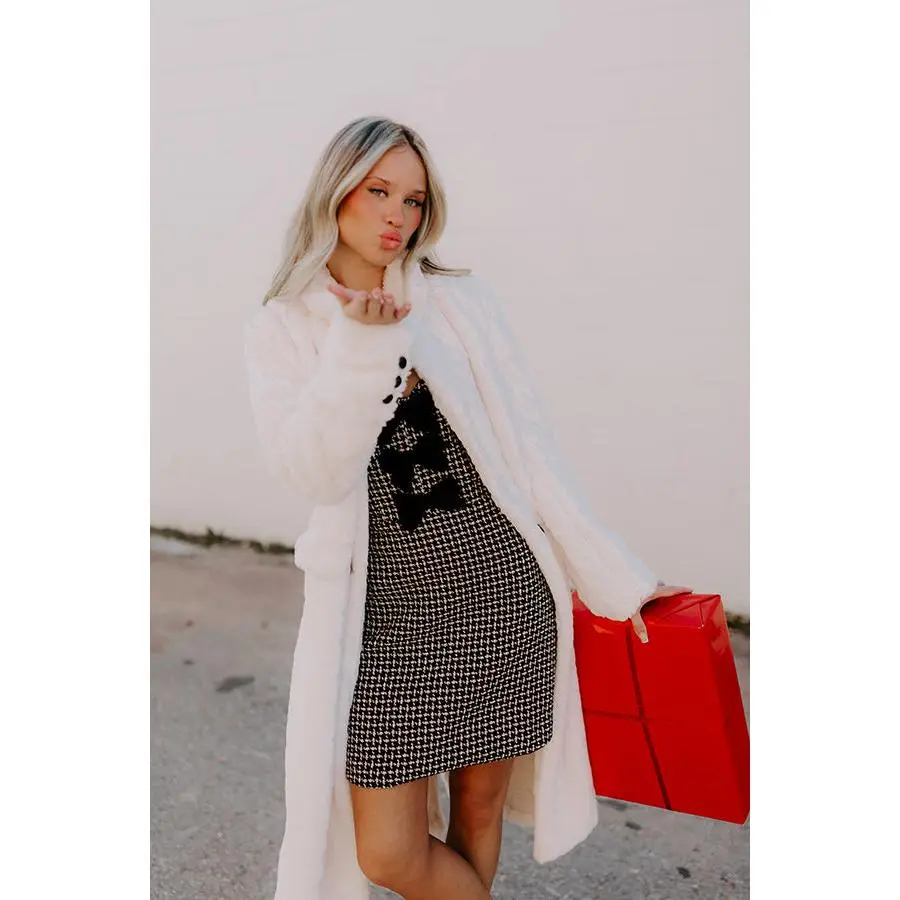 Flirty Moments Tweed Mini Dress