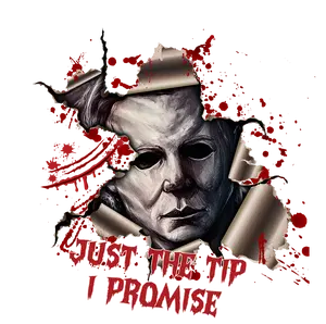 Michael, horror, Halloween, Press-ready, Transfer only, MTO Custom Design Durable Ink