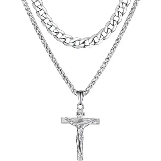 Steel-Double Layered（Jesus Pendant）