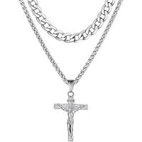 Steel-Double Layered（Jesus Pendant）