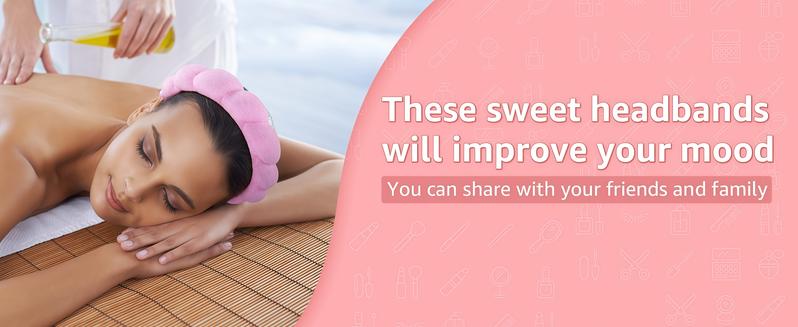 LMMAKE Spa Headband with 2 Wristbands Ultra-Absorbent Puffy Terry Cloth Non-Slip Inner Grip for Dry Hair Facial Cleansing Makeup Skincare Routines Home Spas Morning Prep Beauty Treatments Women's Practical Skin Care LMMAKE Spa Headband with 2 Wristbands Ultra-Absorbent Puffy Terry Cloth Non-Slip Inner Grip for Dry Hair Facial Cleansing Makeup Skincare Routines Home Spas Morning Prep Beauty Treatments Women's Practical Skin Care