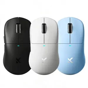 MCHOSE M7 Pro Gaming Mouse 53g Ultra-Light | Dual 8K Polling Rate | PAW3395 Sensor 26000DPI | Tri-Mode Connection | Omron Switches | Glass Coating for Sweaty Hands | Ergonomic for Medium-Large Hands