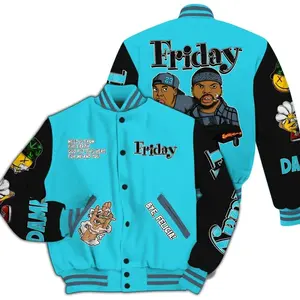 Varsity Jacket To Match Retro Gamma Blue 11s - Friday Sneaker Stress Style All Over Print IMB