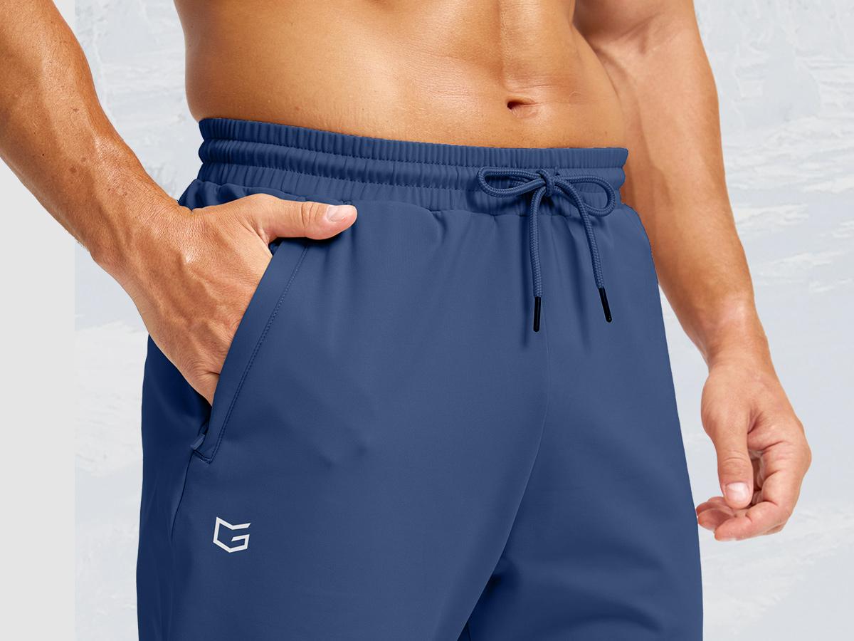 G Gradual Men's Fleece Joggers with Zipper Pockets Winter Warm Pants Water Resistant Athletic Workout Gym Sweatpants for Men Running Outfits SpringStatements