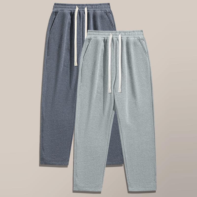 Men's Solid Color Fashion Slim Straight Long Pants