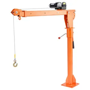 VEVOR Electric Pickup Truck Crane, TikTokShopBlackFriday, 1100 lbs, Folding Truck-Mounted Bed Crane with Electric Winch 3500 lbs, Steel Pickup Truck Jib Crane Hoist 360° Swivel for Lifting Goods in Construction, Factory