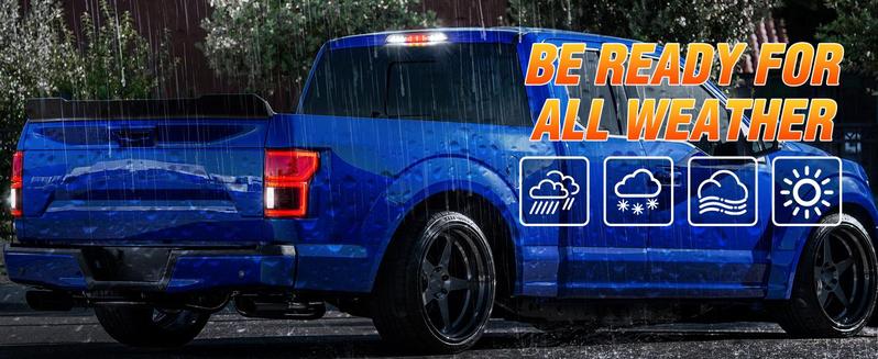 Nilight Third Brake Light Tail High Mount 3rd Stop Cargo Reverse Lights Clear Lens Compatible with Ford F150 2015 2016 2017 2018 2019 2020 Super Duty F250 F350 2017+ Ranger 2019+ Maverick 2022+ Truck Vehicle