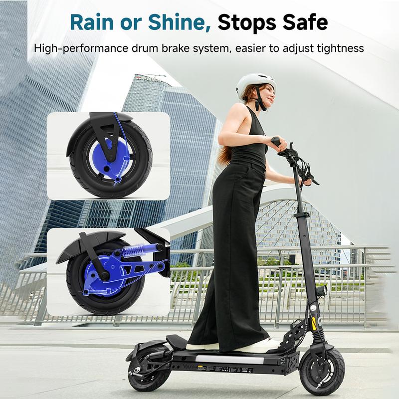 【New-in】High-end Electric Scooter for Adults, 1000W/800W Powerful Motor, 31MPH/25MPH, 31Miles/25 Miles Max Range, 10"/8.5'' Pneumatic Tires, APP Control, Dual Suspension & Dual Braking, Portable Electric Scooter Adults