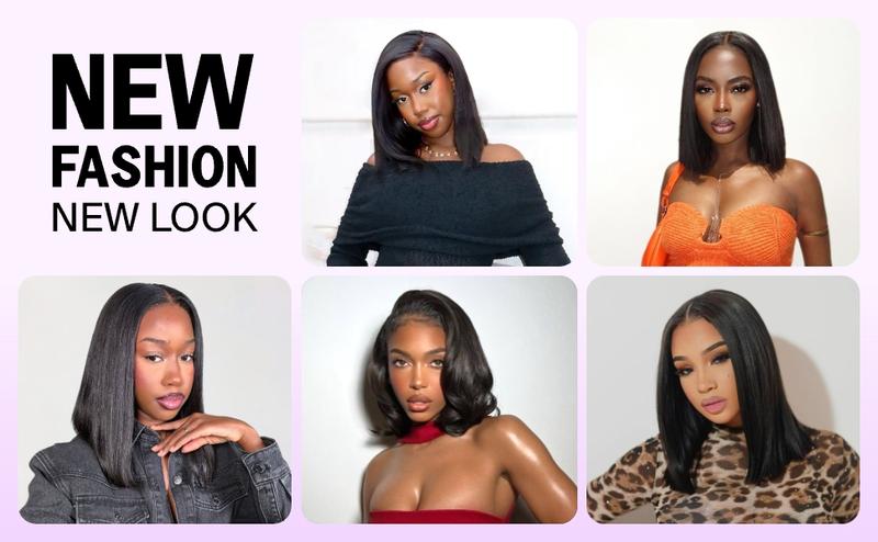 Megalook Highlight Balayage 12A Bob Wig Put On Go Glueless Wig Bleached Tiny Knots 6x5 Lace Closure Wig Short Cut Pre Plucked Straight Bob Wigs