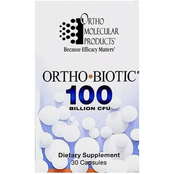 Ortho Molecular - Ortho Biotic 100 Billion CFU - 30 Capsules