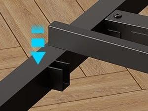 Sikaic LED Daybed with Storage Drawers and Bookcase Headboard Oak Gray