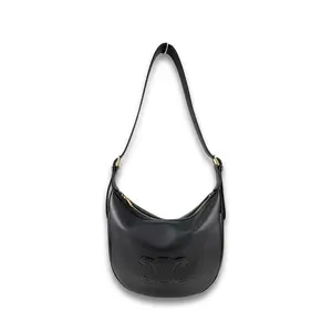 Pre-owned Celine Leather Shoulder Bags Medium Black Heloise Shoulder Bag
