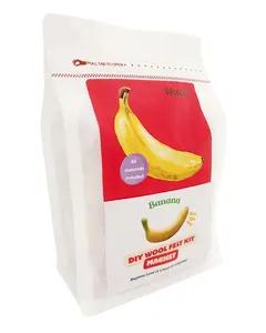 Banana DIY Wool Felt Magnet Kit
